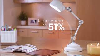 OttLite Wellness Series  Revive LED Desk Lamp [upl. by Ahsatal]