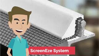 ScreenEze porch screen system [upl. by Deden]