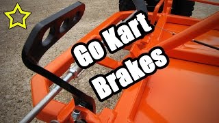 Go Kart Brakes Pedal Drum amp Band Install [upl. by Euqnimod166]