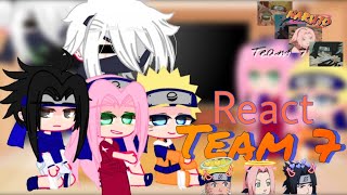 ✨🌸Past team 7 react to future team 7 🌸✨Gacha club•Naruto Shippuden [upl. by Libbi]