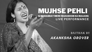 Mujhse Pehli Si Mohabbat  Akanksha Grover  Cover  Rashid Attre [upl. by Vladimar772]