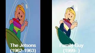 The Jetsons Vs Family Guy Side By Side [upl. by Keverian]