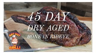 How to Dry Age Beef  45 Day Aged Bone in Ribeye  Umai Steak Bags [upl. by Mercy]