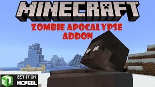 Minecraft Zombie Apocalypse Addon MCPEBedrock 118 Caves and Cliff [upl. by Graniela]