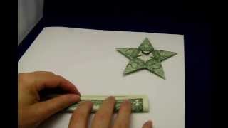 Dollar Star Origami Tutorial by Sweetfire Creations [upl. by Arah]