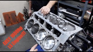 Building a 1000hp LS Engine simple turbo setup [upl. by Gertruda]