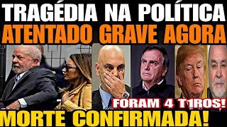 Urgente ATENTADO GRAVE AGORA MORTE FOI CONFIRMADA FORAM 4 T1ROS CNN ACABA DE ANUNCIAR VOTAÇÃO [upl. by Hendrik300]