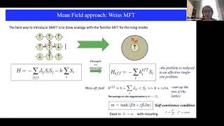 Dynamical Mean Field Theory DMFT for Beginners [upl. by Bartlet]