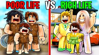 POOR LIFE vs RICH LIFE Roblox [upl. by Radnaskela]