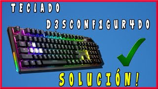 Como Solucionar Teclado Desconfigurado en Windows 1087 [upl. by Euqinamod130]