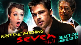 SE7EN 1995 Movie Reaction wNicki FIRST TIME WATCHING Seven [upl. by Travus11]