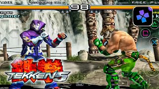 Tekken 5 PS2 Android Gameplay  DamonPS2 Pro Emulator [upl. by Vareck]