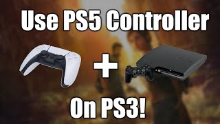 How to Connect amp Use Dualsense PS5 Controller on PS3 [upl. by Shaff]