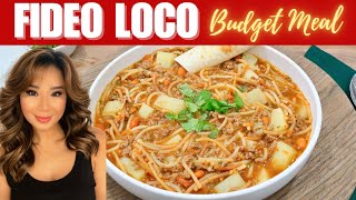 Fideo Loco with Ground Beef and Potatoes  Mexican Fideo Soup [upl. by Simmons835]