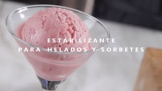 Estabilizantes para helados y sorbetes [upl. by Atnima]