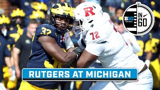 Rutgers at Michigan  Sept 23 2023  B1G Football in 60 [upl. by Paff]