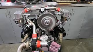 POWERHAUS Turbo EFI Aircooled Porsche Fanshroud VW Engine [upl. by Yrakcaz]