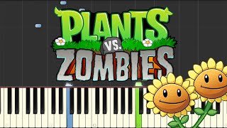 Plants Vs Zombies  Graze the Roof Piano [upl. by Marcelia]