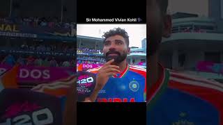 Siraj interview with Dinesh kartik shortsvideo jassibhai siraj indvssa interview [upl. by Soneson]