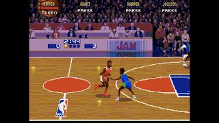 NBA Jam Longplay Sega Genesis Version  Difficulty Extra Hard [upl. by Wilterdink]