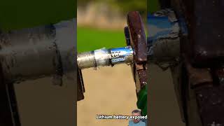 Lithium battery 🔋 exposed  viralshort shortvideo outofmindexperiment [upl. by Marguerita]