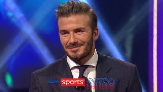 quotMy greatest moment in an England shirtquot  David Beckham on his goal against Greece [upl. by Wilonah479]