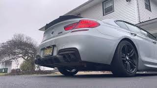 BMW 640i Cold Start Downpipe  XPipe  Muffler Delete [upl. by Schaffel]