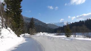 Spitzingsee im Winter mit Lumix DMCFZ150 [upl. by Furtek]