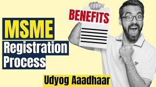 📃MSME  UDYOG AADHAAR Registration Process amp Benefits ✅ Hindi  Do in 5 mins [upl. by Leon310]