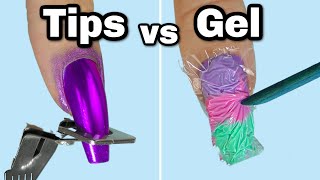 Acrylic vs Gel vs Tips  Which is better  Nail Extensions Types Explained [upl. by Carpio205]