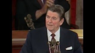 President Reagans State of the Union Address to Congress January 26 1982 [upl. by Aimit]