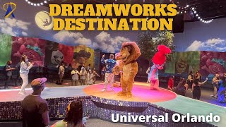 Dreamworks Destination Character Dance Party and Meet at Universal Orlando [upl. by Adianez238]