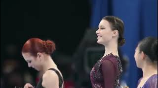 Alexandra Trusova  complicated feelings Olympics 2022 award ceremony [upl. by Dniren]