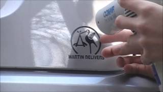 Easy dealership sticker removal [upl. by Monie525]