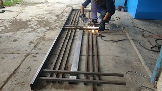 Railing design for Home diybest railing outdoor Lohe ki railing design simple and easy making [upl. by Macfarlane]