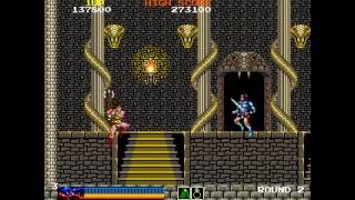 Rastan Longplay Arcade 60 FPS [upl. by Ahsinid]