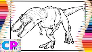 Tyrannosaurus Rex Coloring PagesDinosaurs ColoringN3WPORT  Power feat braev NCS Release [upl. by Oneida619]