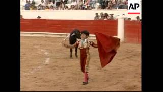 Feature on nineyear old bullfighter [upl. by Alakam691]