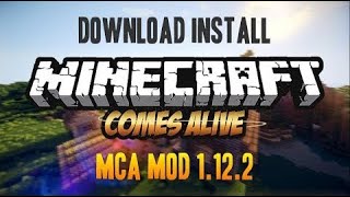 How to install Minecraft Comes Alive Mod [upl. by Ledif]