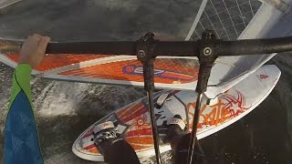 Windsurfing in Lynæs  Fanatic Skate on the plane [upl. by Aleekahs67]