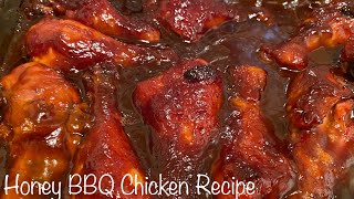 Baked BBQ Honey Chicken  Oven BBQ Chicken  The Best Baked Chicken Recipe [upl. by Noyek590]