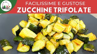 Zucchine trifolate perfette facili in padella  Foodvlogger [upl. by Anaidiriv]