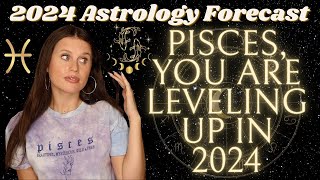 PISCES 2024 YEARLY HOROSCOPE ♓ You are the MAIN CHARACTER  Growing Pains amp Mastering Your Magic 🪄 [upl. by Ayela]