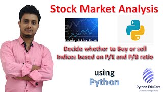 04 Analyzing PE and PB ratio of index using Python based on history data  when to buy and sell [upl. by Buseck]