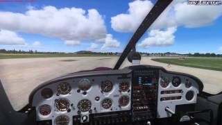 PREPAR3D v32  First VFR Performance Test HD [upl. by Eddana]