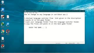 How to change to any language in cod black ops 2 [upl. by Calabrese353]