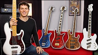 BASS GUITAR SHOOTOUT  Fender Warwick Spector ESP Mayones [upl. by Eceined]