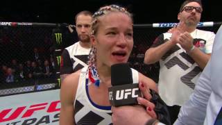 Fight Night Houston Felice Herrig Octagon Interview [upl. by Hannover]