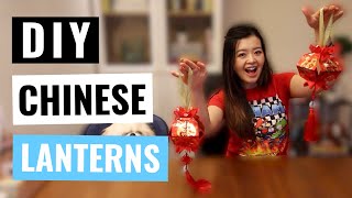 5MINUTE DIY LANTERNS made from RED ENVELOPES  CHINESE NEW YEAR  SUPER EASY  Stapler only [upl. by Anileuqcaj609]