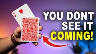 The UNEXPECTED SelfWorking Card Trick  NO SETUP [upl. by Hulen515]